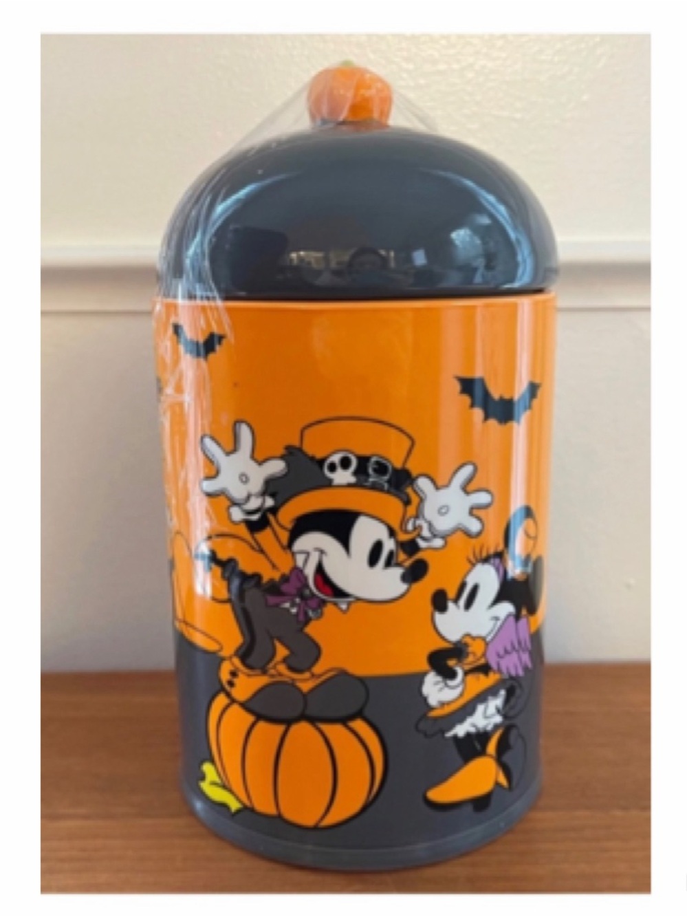 NEW Disney Mickey Mouse and Friends Halloween Canister Vampire Witch Pumpkin 🎃